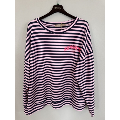 Marta MdcIsabeau bluse stribet pink