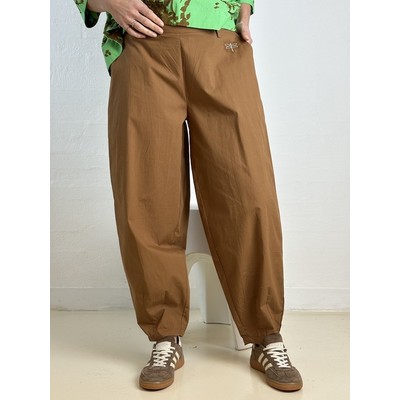 Gaspar Colorado poplin bukser nougat