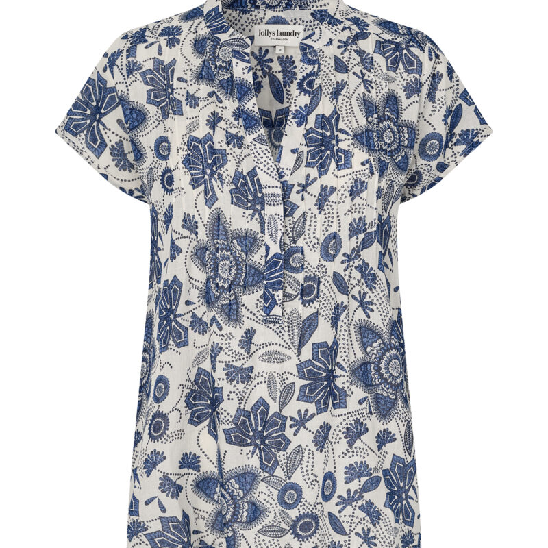 Lollys Laundry Heather top Blue