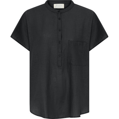 Frau Colombo ss linen top Phantom