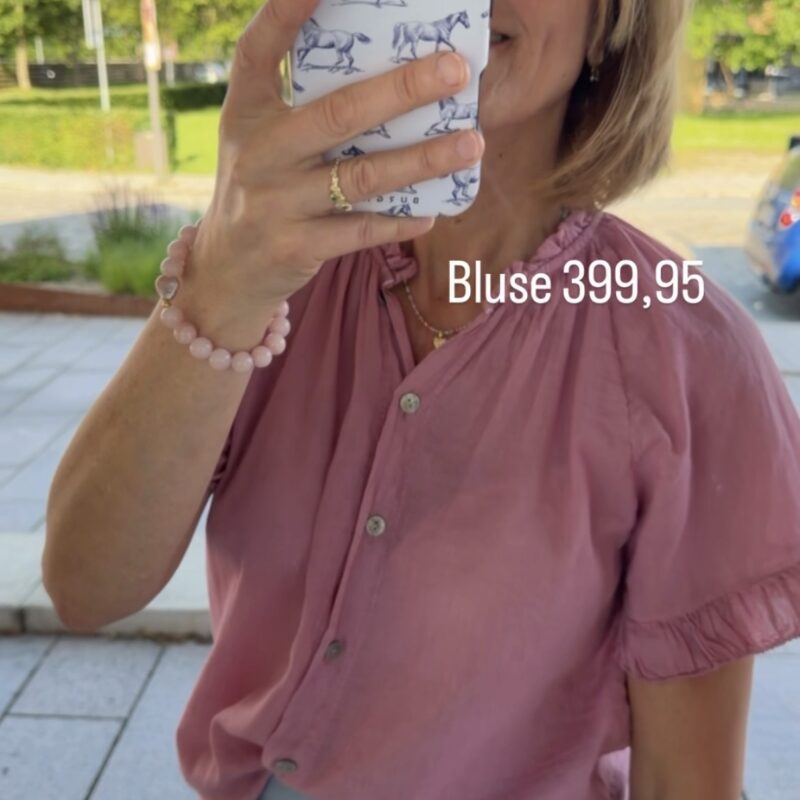 LECOCO Mira bluse rosa