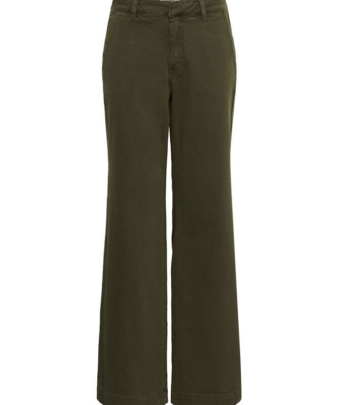 My Essential Wardrobe Lara jeans olivengrøn