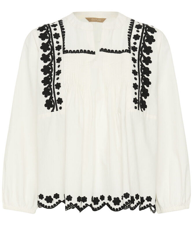 Culture Viba bluse hvid