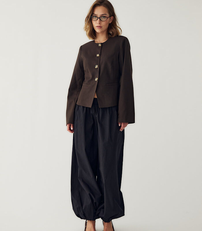 Noella Kasaundra blazer chocolate