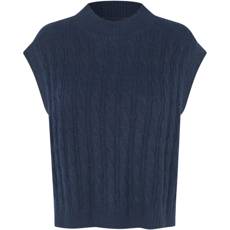 Lollys Laundry strikvest navy
