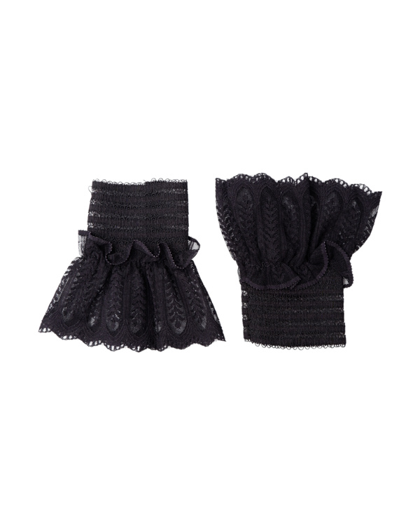 Black Colour lace cuffs sort