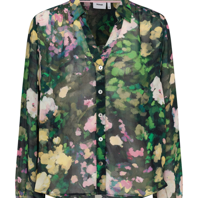 Numph skjorte blomsterprint