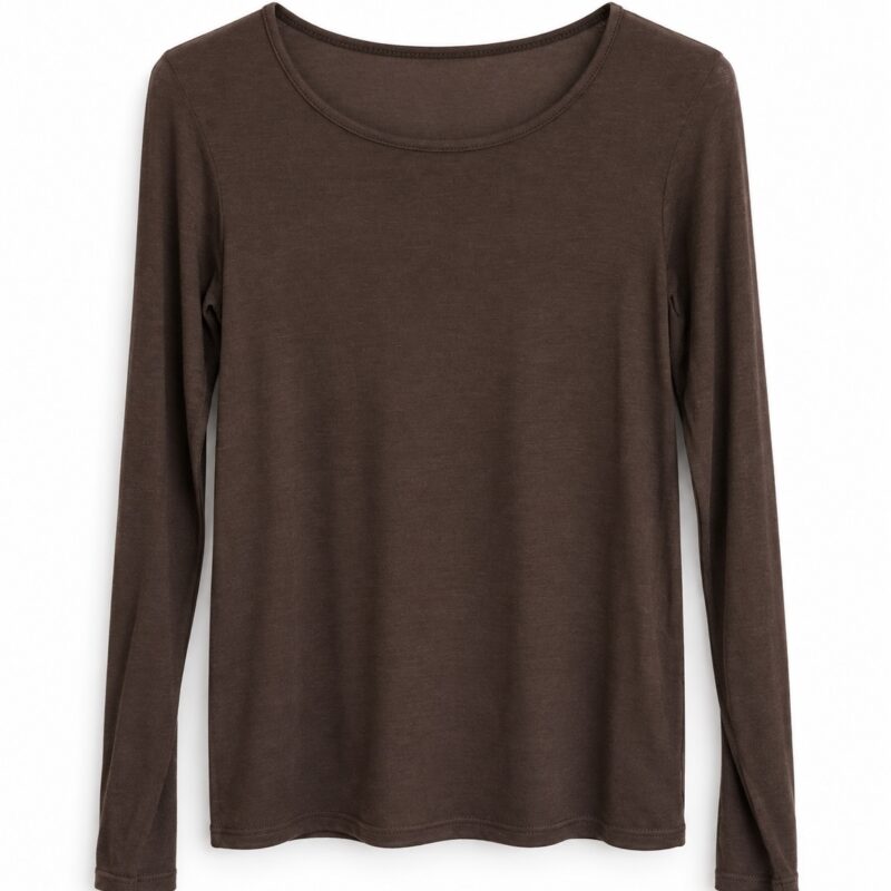 Three M bluse cashmere brun