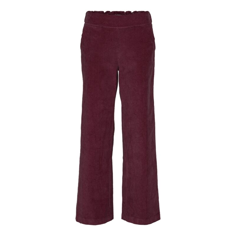 Amaze fløjlsbuks Viktoria bordeaux